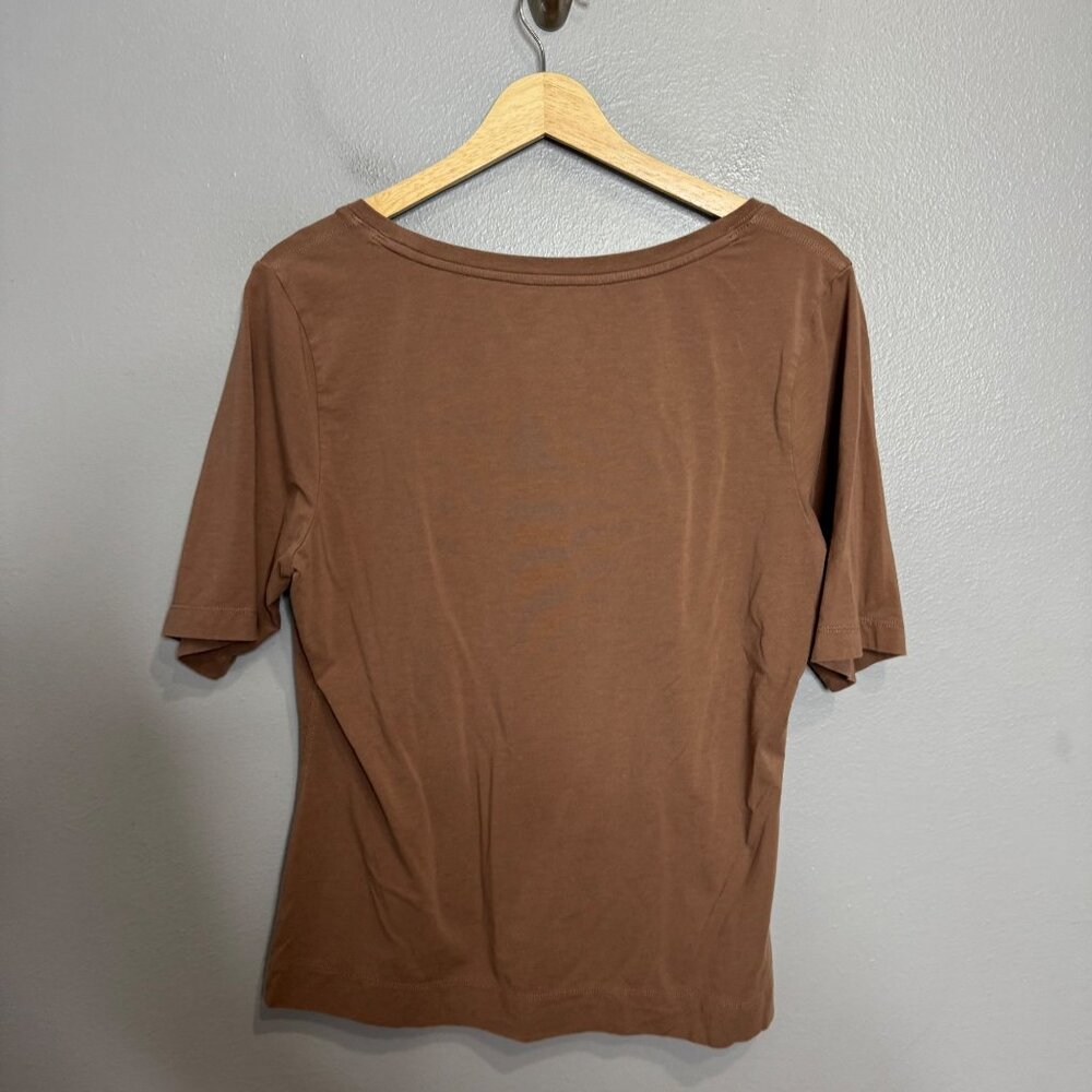ATHLETA outbound scoop tee in rustic beige size L - Picture 7 of 7